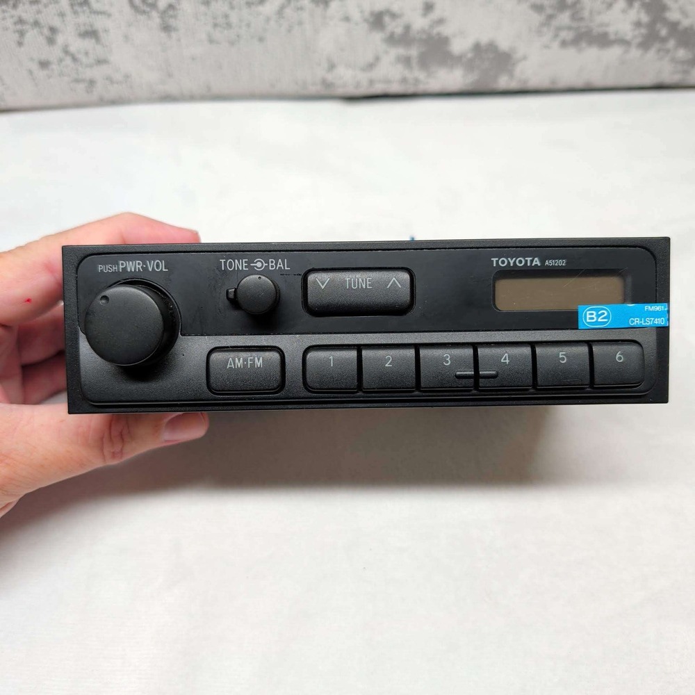 Toyota A51202 AM FM Radio Head Unit 86120-02130 Matsushita CR-LS7410Z Tested